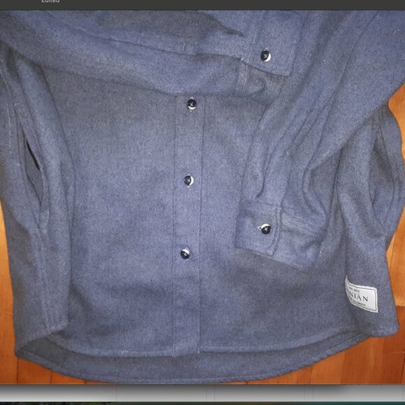 17 oz relaxed Melton wool - Large - Picture 4 of 7